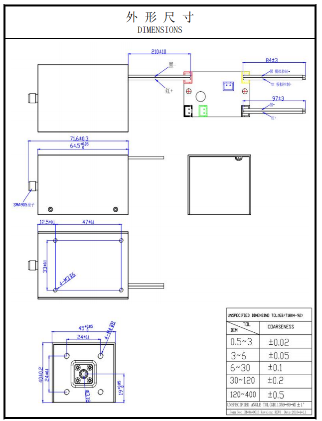 Module laser couplé en fibre