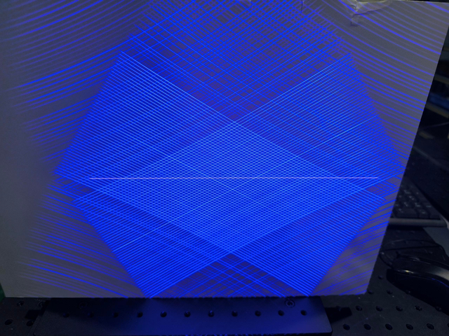 99 Lignes laser 450NM 1,6 W Module laser multi-lignes bleues pour scanner 3D