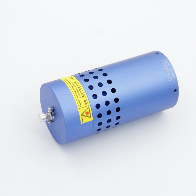 Module laser rouge monomode 638 nm 0,2 mW couplé à fibre pour la détection médicale du sang