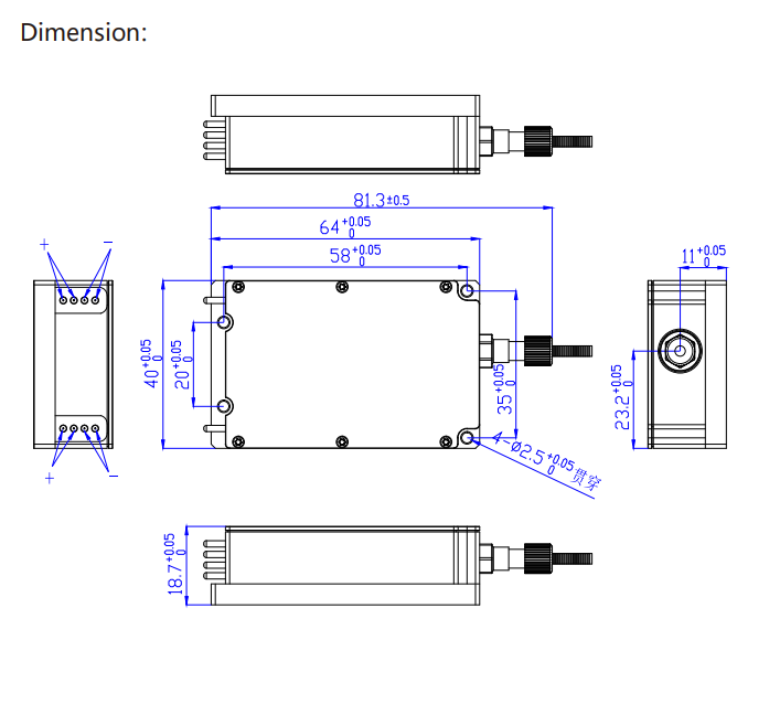 Laser 405 nm pour le durcissement UV 