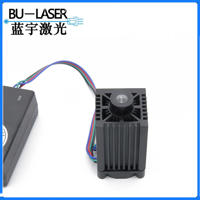 Luminosité réglable à haute précision 450 nm 500mw module laser de ligne bleue avec objectif Powell