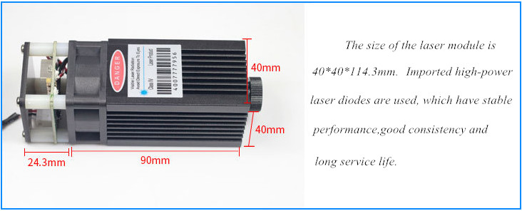 Module laser 450 Nm 5W 