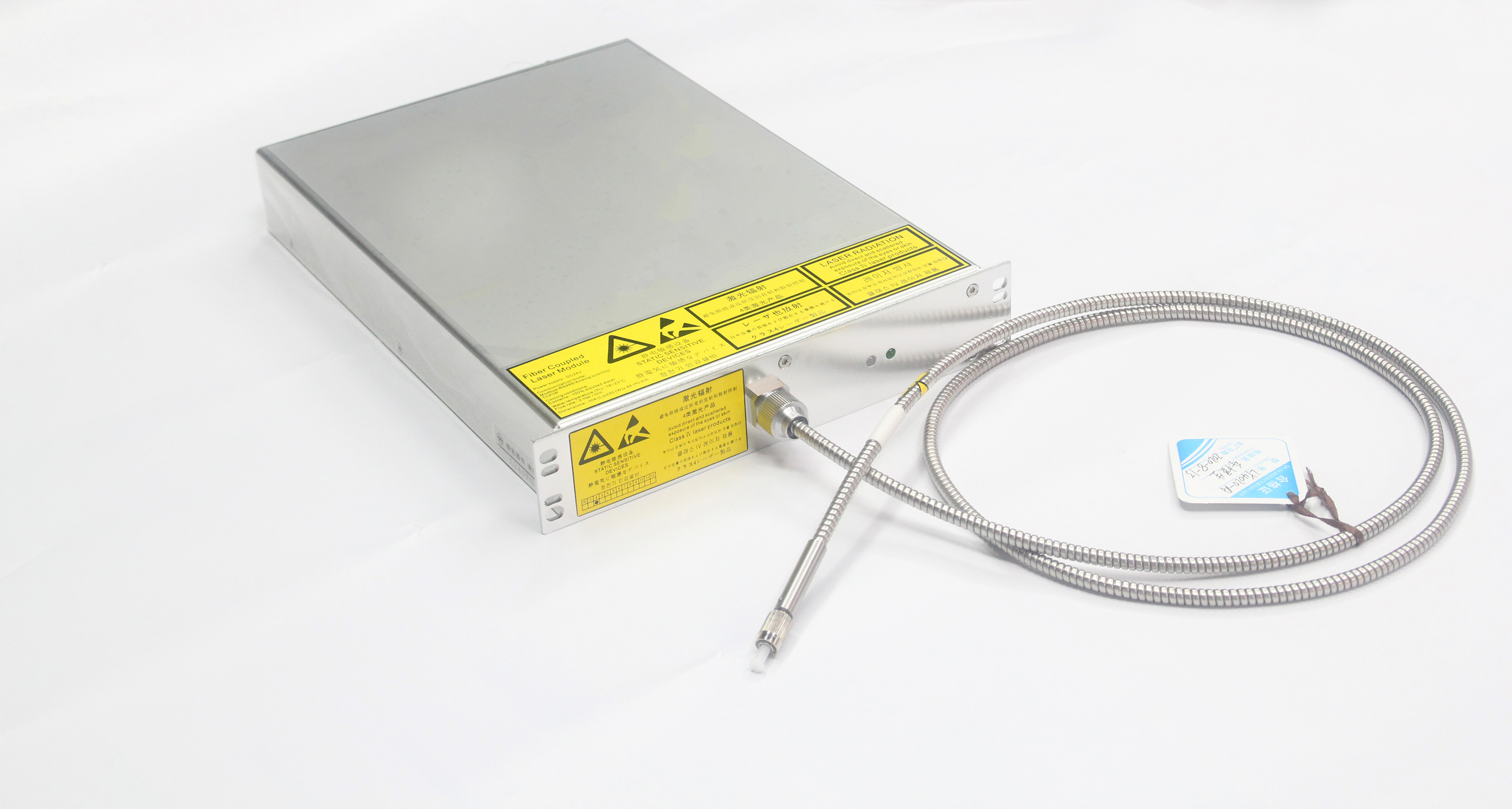 Laser coupl&eacute; &agrave; fibre 405 nm